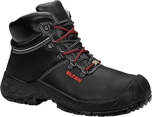 Sicherheitsschnürstiefel RENZO XXW Mid ESD S3 SRC - Größe 42, schwarz - Hochwertige S3 Sicherheitsschnürstiefel mit ESD-Schutz, metallfrei und durchtrittsicher. Ideal für universelle Branchen, atmungsaktiv und rutschhemmend für maximalen Komfort.