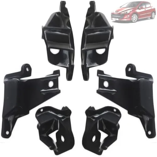 Twowinds Teiliges Scheinwerfer Reparaturset für Scheinwerferhalterung, Vorne Links und Rechts Kompatibel mit Peugeot 308 (2008-2013) 408 (2010-2014) 6212E3, 6212E4 (6 stück)