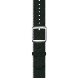 WITHINGS Wristband P.E.T. - Grün Weiß 20mm - Smartwatch Zubehör mit gewebtem Armband aus recyceltem P.E.T-Garn für bequemen Sitz und umweltfreundliches Design.