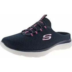 Skechers Summits Swift Step Damen Sabot Blau EU 37 - Damen-Sneaker mit federleichter Pantolette, ausgestattet mit Memory-Foam Fußbett für optimalen Komfort und maschinenwaschbar.