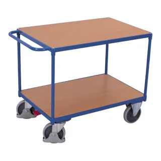 Tischwagen 500 kg - Robuster Transportwagen für schwere Lasten - Transportgeräte & Rampen, ideal für die sichere Beförderung von bis zu 500 kg, vielseitig einsetzbar in Werkstätten und Lager.