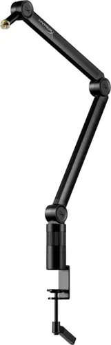 Caster Microphone and Camera Arm - Mikrofon- und Kamerahalterung, einfache Installation ohne Werkzeuge, ideal für den Desktop, in elegantem Schwarz