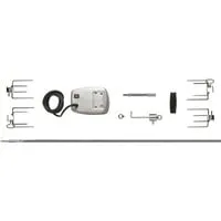 Napoleon Drehspieß-Set Commercial für LEX605, LEX730, PRO605 69332 - Sonstiges Grillzubehör, hochwertiger Edelstahl und leistungsstarker Motor für gleichmäßiges Grillen von bis zu 8 kg Grillgut und köstliche Spießgerichte.