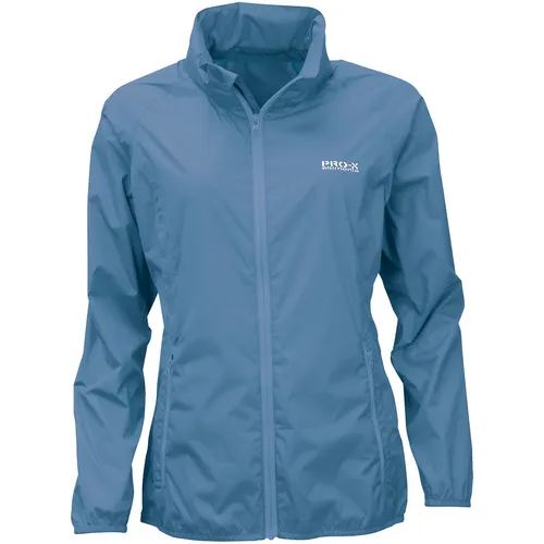 PRO-X elements Bike Funktionsjacke Lady Pack - 40 - Wasserdichte Funktionsjacke für Damen, ideal für Radfahrer. Praktisches Packmaß und atmungsaktives Material sorgen für Komfort bei jedem Wetter.