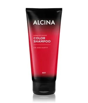 ALCINA Color Shampoo Rot - Haarshampoo 200 ml - Shampoos für coloriertes Haar, schützen die Haarfarbe und verleihen lebendigen Glanz dank einzigartiger Farbpigmente.