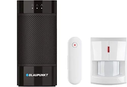 Blaupunkt Q3100 Smart Home Alarmanlage Starter Kit, Schwarz - Komplettsysteme für Ihr sicheres Zuhause: Funk-IP-Alarmanlage mit Sabotageschutz, Bewegungsmelder und Sprachsteuerung für höchsten Komfort und Sicherheit.