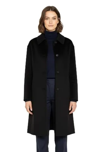 RICANO Damen Wollmantel „Amalia“ – Handgefertigter Double Faced Wool Mantel mit abnehmbarem Dauneneinsatz - Eleganter Damen Wollmantel aus hochwertiger Double Faced Wool. Abnehmbarer Textil-Dauneneinsatz für flexible Wärme. Bequeme Oversized-Passform, ideal für stilvolle Layering-Looks. Made in Italy für höchste Qualität.