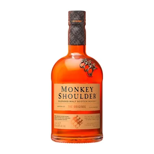 Monkey Shoulder Blended Malt Scotch Whisky 70cl - Preisgekrönt, mild und fruchtig mit Aromen von Orange und Vanille, ideal als Geschenk für Whisky-Liebhaber