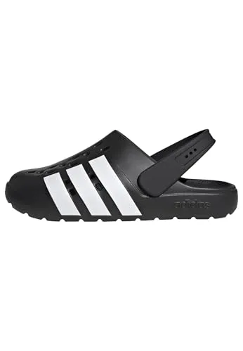 adidas Unisex Adilette 2.0 Clog Flipflop, Core Black/Cloud White - Dusch- & Badeschuhe für Herren, mit regulärer Passform und komfortablem Synthetik-Obermaterial für optimalen Tragekomfort