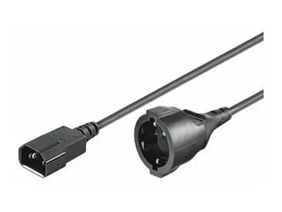 MicroConnect PowerCord - Stromkabel - IEC 60320 C14 zu power CEE 7/7 (W)