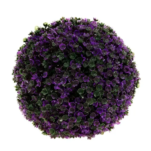 Deko Pflanzenkugel Lila Ø18cm Künstlich für Bodenvasen