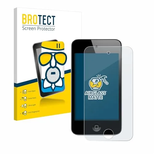 BROTECT Entspiegelungs Schutzglas für Apple iPod Touch (4. Gen.) Schutzfolie Panzer Folie Glas Matt [Extrem Kratzfest 9H, Anti-Reflex]