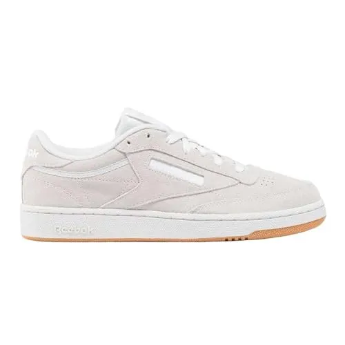 Reebok Classic CLUB C 85 Sneaker beige 44,5 EU - Sportliche Sneaker aus Leder und Textil in Größe 44,5, mit leicht profiliertem Gummiprofil für optimalen Halt und Style im Alltag.