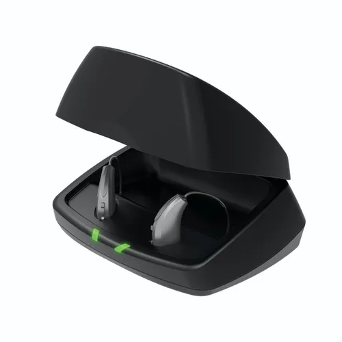 Starkey Ladestation - Premium Charger RIC/HDO mit Akku - Zubehör für Starkey Hörgeräte, praktische Powerbank-Funktion für unterwegs und stets einsatzbereit.