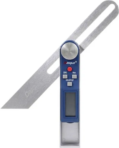 Dasqua 1801-2005 Digitaler Winkelmesser - Messgeräte: Digitaler Winkelmesser mit 360° Messbereich und präziser Genauigkeit von ±0,3°. Ideal zum Messen und Übertragen von Innen- und Außenwinkeln.