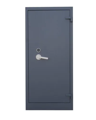 Feuerschutzschrank Tresor Safe 150x70x55cm Anthrazit - Sicherheits-Safe mit doppelwandiger Stahlkonstruktion und 8-Punkt-Verriegelung, ideal für den Schutz von Dokumenten gegen Feuer und Einbruch.