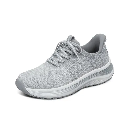 Orthofeet Nira Damensneaker - Komfortable Freizeitschuhe in Hellgrau - Entdecke die Orthofeet Nira Damensneaker: wasserabweisend, mit flexibler Passform und praktischer Slip-On-Technologie. Ideal für Frauen, die Komfort und Stil suchen.