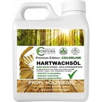 Contura Hartwachsöl Colorline FARBIG Fußbodenöl Parkettöl Möbelöl Holzöl 1 Liter 02 Raucheiche