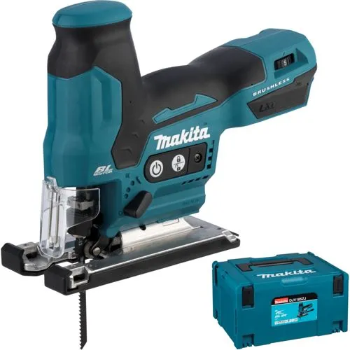 Makita DJV185ZJ Akku-Pendelhubstichsäge - Leistungsstarke Akku-Stichsäge mit bürstenlosem Motor für präzise Schnitte, ideal für Handwerker und DIY-Projekte.