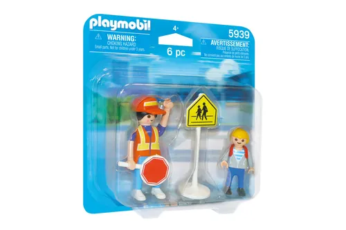 Playmobil 5939 Duo Pack Verkehrshelfer und Schulkind ab 4 Jahren NEU/OVP