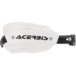 Acerbis Endurance-X Handschützer - Weiß/Schwarz - Protektoren für Enduro und Cross Country, ultra-durable mit 5x mehr Widerstand als Standard-Handschützer, ideal für maximale Sicherheit und Schutz bei jedem Abenteuer.