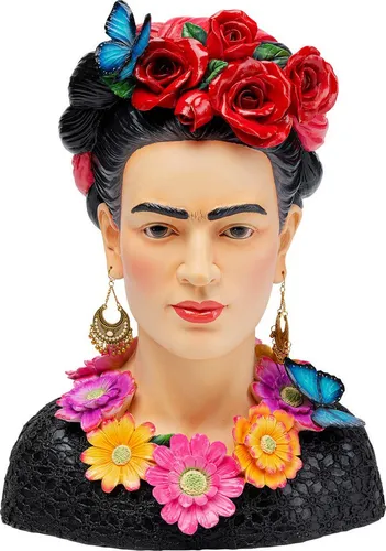 Kare Design Deko Objekt Style Muse Flowers, Mehrfarbig - Sammlerfigur im Boho-Style, kunstvoll gestaltet mit liebevollen Details und ein zentraler Blickfang für jeden Raum – perfekt für kreative Geschenkideen.