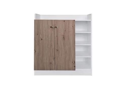 HTI-line Kommode Nina mit 8 Regalfächern - Moderne Kommode mit 8 Regalfächern, ideal für Geschirr, Bücher oder Kleidung. Perfekte Ergänzung für jeden Wohnraum, Maße 83 x 90 x 30 cm.