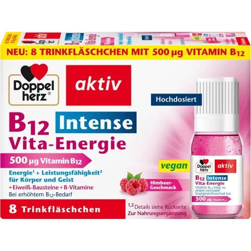 Doppelherz B12 Vita-Energie Intense Fläschchen zur Erhaltung von Energie und kognitiver Leistungsfähigkeit 8 St.