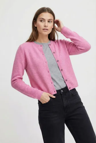 JDY Strickjacke JDYCHLOE LIFE L/S CARDIGAN KNT NOOS in Rosa - Feminine Strickjacke in Pink Cosmos, elastisch und pflegeleicht. Ideal für jeden Anlass, mit Rundhalsausschnitt und Knopfleiste. Perfekt für einen stilvollen Look!