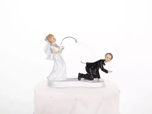 Figurka na tort biały PartyDeco 5901157426116