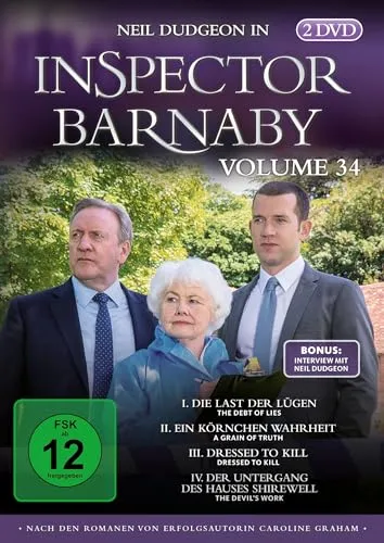 Inspector Barnaby Vol. 34 [2 DVDs] - Krimi-Filmserie mit spannenden Fällen, freigegeben ab 12 Jahren und ideal für Fans von Detektivgeschichten.