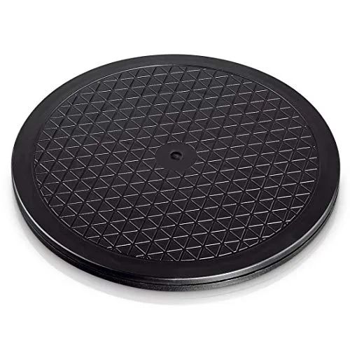 Hama Universal Turntable, Large - Aufstellung - Schwarz (00049591) - Robuster und vielseitiger Hama Universal Turntable, ideal für die professionelle Präsentation. Mit eleganter schwarzer Oberfläche und praktischer Aufstellfunktion.