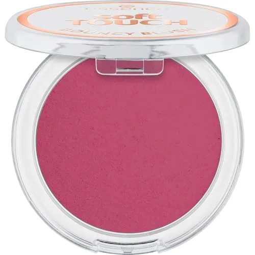 essence soft TOUCH BOUNCY BLUSH, Rouge, Nr. 20, Pink, langanhaltend, hochpigmentiert, matt, vegan, ölfrei, ohne Parfüm, ohne Alkohol, 1er Pack (5g)