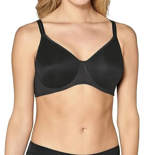 Triumph Damen BH (Minimizer) Urban Minimizer W, Gr. 85C, Schwarz - Funktionsunterwäsche für größere Körbchengrößen, der Minimizer-BH lässt die Brust um eine Körbchengröße kleiner erscheinen und bietet durch die Komfort-Bügel hervorragenden Halt und Komfort.