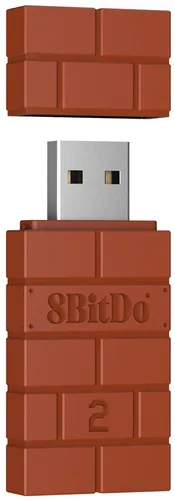 8BitDo USB Wireless Adapter 2 - Kabelloser Adapter für Nintendo Switch - Vielseitiger USB-Wireless-Adapter für Controller, kompatibel mit Nintendo Switch, Windows und mehr. Genießen Sie kabelloses Spielen ohne Kabelsalat und individuelle Anpassungsmöglichkeiten für Ihr Setup.