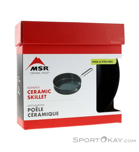 MSR Ceramic Skillet - Pfanne mit Fusion Keramik-Antihaftbeschichtung für gesunde und einfache Zubereitung von Pfannengerichten, Waffeln und mehr. Leicht, robust und ideal für Outdoor-Kochen.