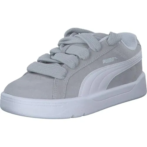 PUMA Unisex Park Lifestyle Easy SD Sneaker - COOL Light Gray White, 44 EU - Herren-Outdoor-Fitnessschuhe mit hochwertigem Wildleder-Obermaterial und elastischem Schnürverschluss für optimalen Halt und Komfort.