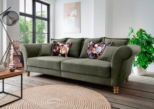 Home affaire Big-Sofa Tassilo Mega Sofa mit viel Platz, bequem durch Kaltschaum im Sitz