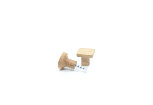 ekengriep Möbelgriff 123, Möbelgriff aus Eiche für Küche, IKEA Schrank, Schubladen usw.