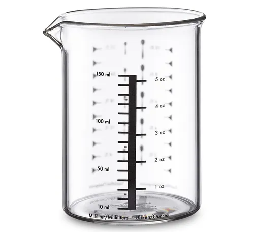 Messbecher BHT 6x8.50x6 cm transparent