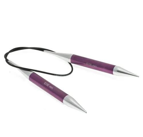 LANA GROSSA Rundstricknadeln Knit Pro Rundstricknadel Aluminium Rainbow, Rundstricknadel verschiedene Längen/Größen