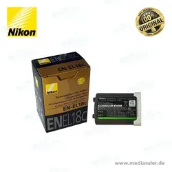Nikon EN-EL18c Li-Ion Akku 10,8V 2500mAh - Hochleistungsakku für Nikon D6, D5, D4 und D4S, lange Betriebsdauer und kompatibel mit MH-26a Ladegerät