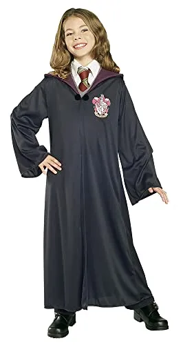 Warner Kinderumhang "Harry Potter" - Kostüme für Kinder – ideal für Fasching oder Mottopartys! Der Umhang mit gefütterter Kapuze und Gryffindor-Wappen verwandelt kleine Fans in Zauberschüler:innen und sorgt für magische Abenteuer!