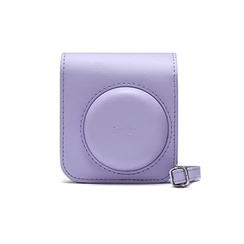 Fujifilm Instax Mini 12 Kameratasche lilac-purple - Stylische und praktische Kameratasche aus Polyurethan mit Trageriemen für unterwegs
