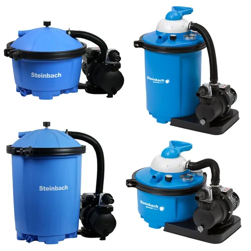 Steinbach Comfort 50 Sandfilteranlage Speed Clean 8,5 m3 - leistungsstarker Poolfilter für sauberes Wasser und einfache Wartung