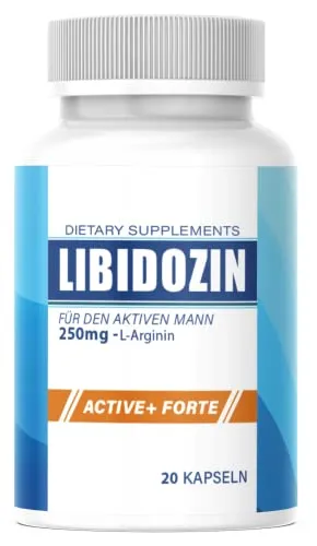 Saint Nutrition® Libidozin Potenz Kapseln – Unterstützung für das Liebesleben - 20 Kapseln mit neutralem Geschmack zur Unterstützung der sexuellen Vitalität und für ein erfülltes Liebesleben. Ideal für den professionellen Einsatz.