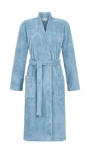 Ringella Aquatex-Mantel UNISEX mykonos XXL - Hochwertiger Bademantel aus extrem saugfähiger Mikrofaser, schnelltrocknend und leicht. Mit klassischem Kimono-Kragen, Bindegürtel und praktischen Taschen. Ideal für Bad, Sauna und Wellness – pflegeleicht und langlebig.