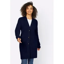 heine Strickjacke Strickjacke, marine