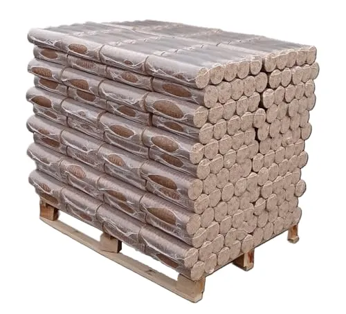 Holzbriketts BUCHE Nestro Nielsen 30kg - Hartholz Eiche für Kamin und Ofen - Brennstoffe: FSC-zertifizierte Holzbriketts aus Buche mit 4 Stunden Brenndauer, ideal für umweltfreundliches Heizen.