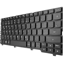 DEUTSCHE-Tastatur Schwarz Ohne Rahmen komp. für Lenovo IdeaPad 100S-11IBY 80R2002LGE - Schwarz